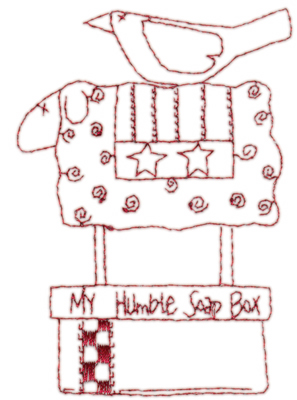 Embroidery Design: Snickerdoodle Soap Box (large)<br>4.12" x 2.88" | Embroidery Legacy Embroidery Design: Snickerdoodle Soap Box (large)<br>4.12" x 2.88"