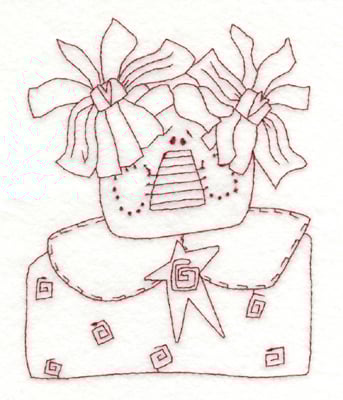 Embroidery Design: Happy Country Gal<br>4.64" x 5.90"