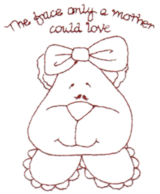 Embroidery Design: Snickerdoodle Cutie Bear<br>3.20" x 3.99"