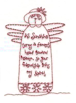 Embroidery Design: Friendship Doll (small)<br>2.86" x 3.85" | Embroidery Legacy Embroidery Design: Friendship Doll (small)<br>2.86" x 3.85"