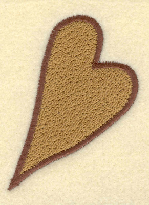 Embroidery Design: Heart <br>2.20w X 3.01h