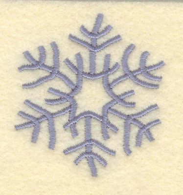 Embroidery Design: Snowflake Center Open<br>1.95w X 2.18h | Embroidery Legacy Embroidery Design: Snowflake Center Open<br>1.95w X 2.18h