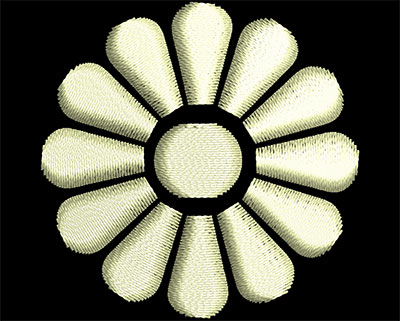 Embroidery Design: Fancy Elements 1 Design 6<br> 1.57w X 1.57h