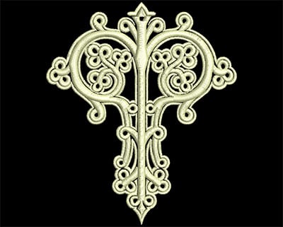 Embroidery Design: Fancy Elements 1 Design 7<br> 4.06w X 4.73h