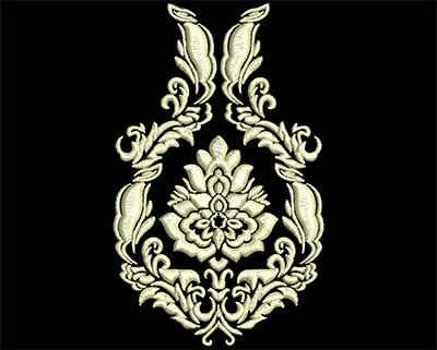 Embroidery Design: Fancy Elements 2 Design 9<br> 2.65w X 4.33h