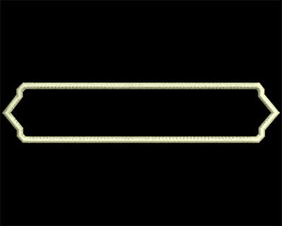 Embroidery Design: Fancy Elements 2 Design 14<br> 4.85w X 1.06h | Embroidery Legacy Embroidery Design: Fancy Elements 2 Design 14<br> 4.85w X 1.06h