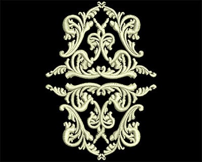Embroidery Design: Fancy Elements 2 Design 19<br> 2.36w X 3.39h