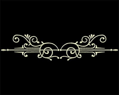 Embroidery Design: Fancy Elements 2 Design 20<br> 6.79w X 1.53h