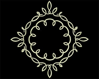 Embroidery Design: Fancy Elements 2 Design 22 4.52w X 4.74h
