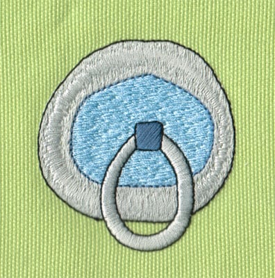 Embroidery Design: Soother<br>2.44" x 2.61"