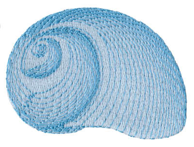 Embroidery Design: Seashell 4<br>2.74" x 2.14" | Embroidery Legacy Embroidery Design: Seashell 4<br>2.74" x 2.14"