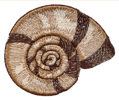 Embroidery Design: Seashell 6<br>2.82" x 2.36"