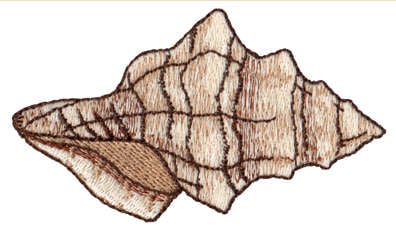 Embroidery Design: Seashell 8<br>2.57" x 2.10"