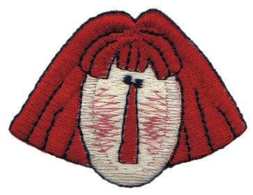 Embroidery Design: Crafty Annie Head<br>2.33" x 1.72"