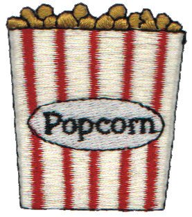 Embroidery Design: Popcorn<br>1.81" x 2.02"