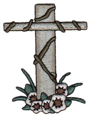Embroidery Design: Cross<br>2.26" x 3.00"