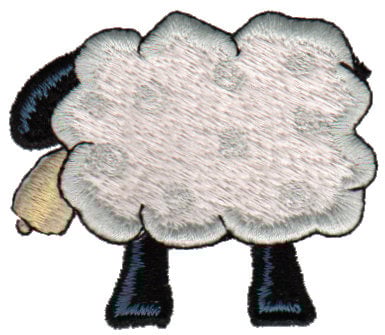 Embroidery Design: Sheep<br>2.49" x 2.11"