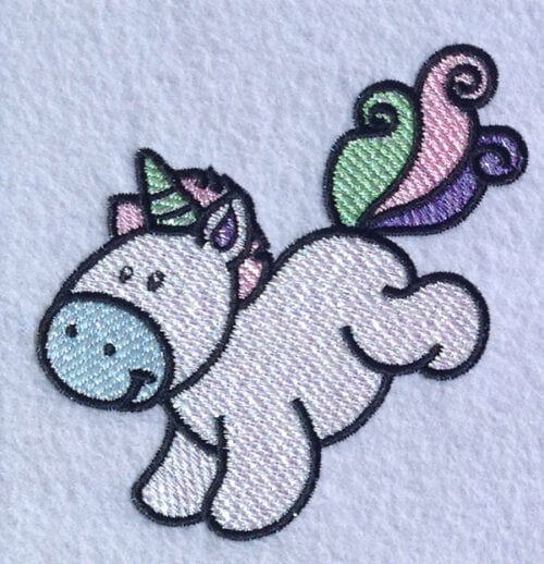 Embroidery Design: Magical Mylar Horse 5<br> 4.50w X 4.52h
