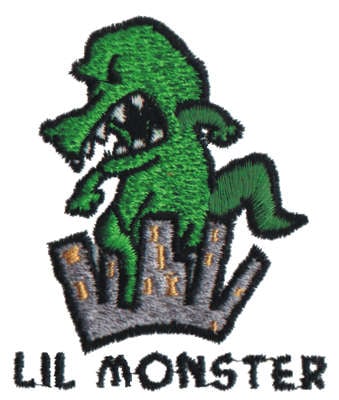 Embroidery Design: Lil' Monster<br>2.52" x 3.01"
