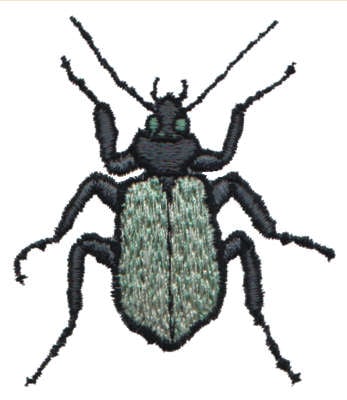 Embroidery Design: Beetle Bug<br>2.61" x 3.01"