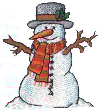 Embroidery Design: Snow Globe Classic Snowman<br>2.13" x 2.33" | Embroidery Legacy Embroidery Design: Snow Globe Classic Snowman<br>2.13" x 2.33"