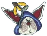 Embroidery Design: Bunny Head<br>2.41" x 1.87"