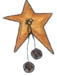 Embroidery Design: Star<br>1.43" x 2.00" | Embroidery Legacy Embroidery Design: Star<br>1.43" x 2.00"