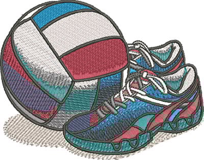J-7012VolleyballComicEquipment_L | Embroidery Legacy J-7012VolleyballComicEquipment_L