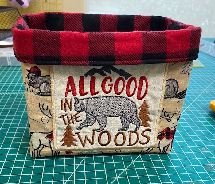 allgoodinthewoodsbasket | Embroidery Legacy all good in the woods basket