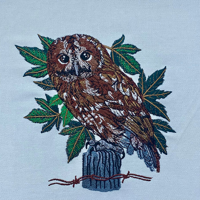 J-7101BarredOwl_sewout | Embroidery Legacy barred owl embroidery design