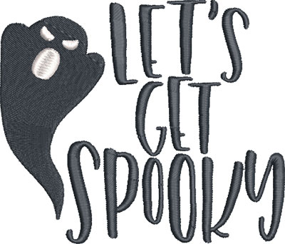 Embroidery Design: Lets Get Spooky 4.95w X 4.23h