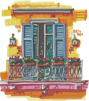Embroidery Design: Window 240x360  9.41w X 10.67h