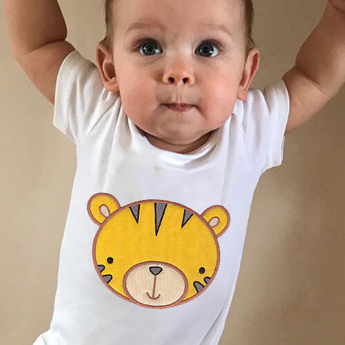 Free Tiger Applique Design