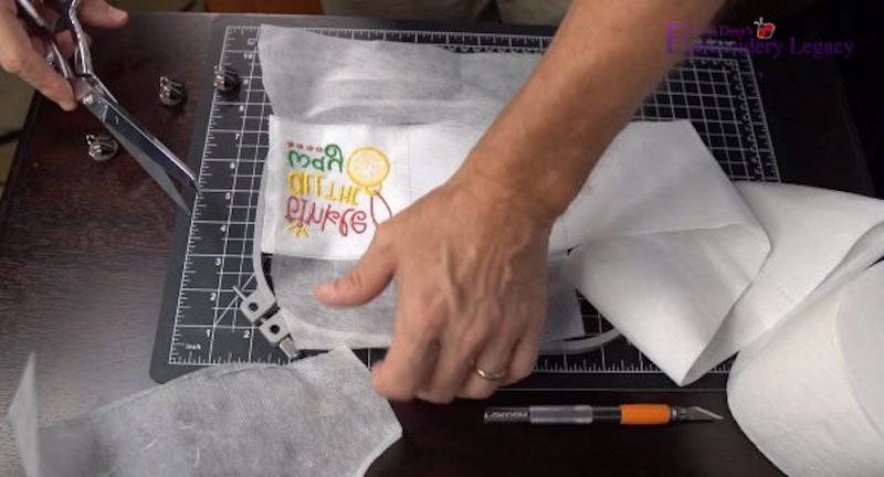 remove excess stabilizer