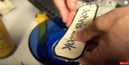 How to Embroider A bookmark step 10