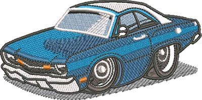 69 druge dirt car embroidery design