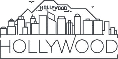 SL_Hollywood | Embroidery Legacy hollywood city skylines embroidery design