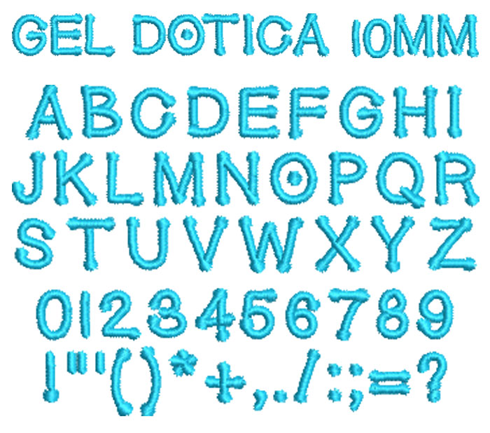 GelDotica10mm | Embroidery Legacy GelDotica10mm