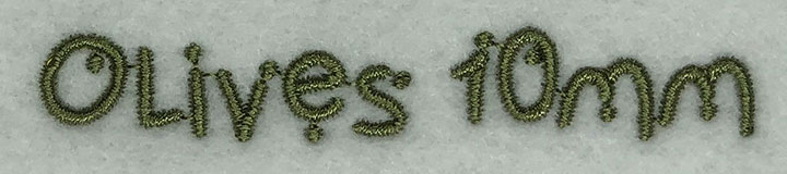 Olives10mm_S | Embroidery Legacy Olives10mm_S