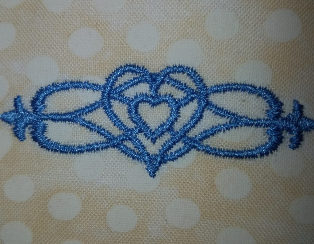 Hierloom Embroidery Woven with Stabilizer