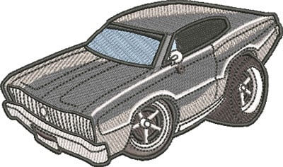 K-780967DrudgeCharging_L | Embroidery Legacy drudge charging car embroidery design