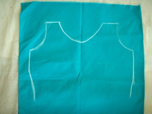 Chalking Your Shirt Pattern