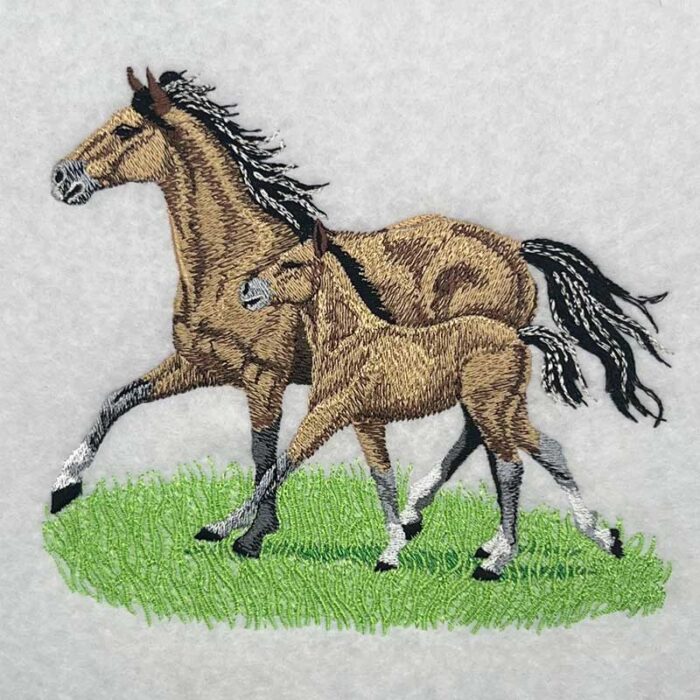 Embroidery Design: Free Spirit Horses 3 Sizes
