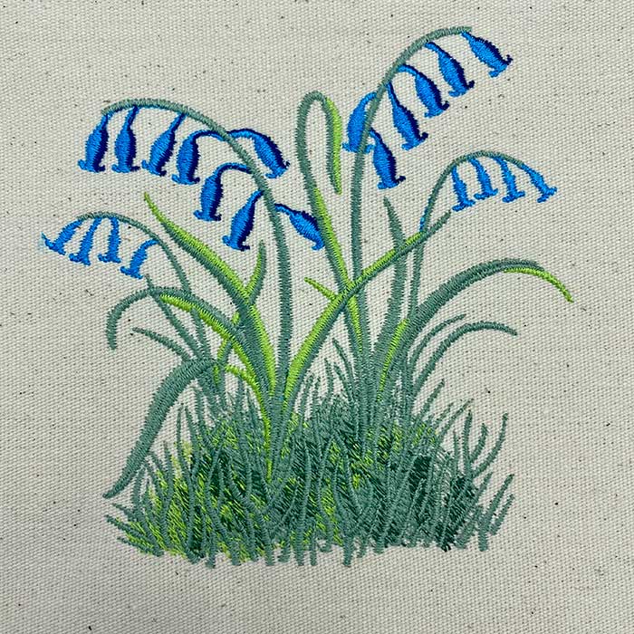 K-7864Bluebells | Embroidery Legacy bluebells embroidery design
