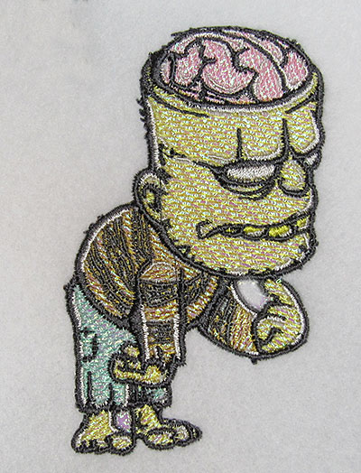 Zombie_4in_Mylar | Embroidery Legacy zombie embroidery design
