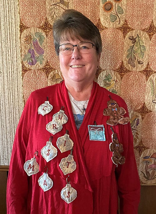LBuglysweater | Embroidery Legacy ugly sweater customer image