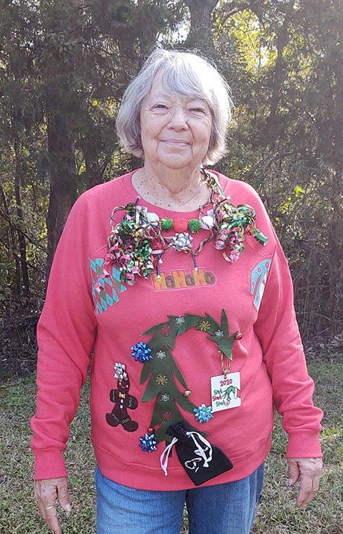 NSuglysweater | Embroidery Legacy ugly sweater customer image