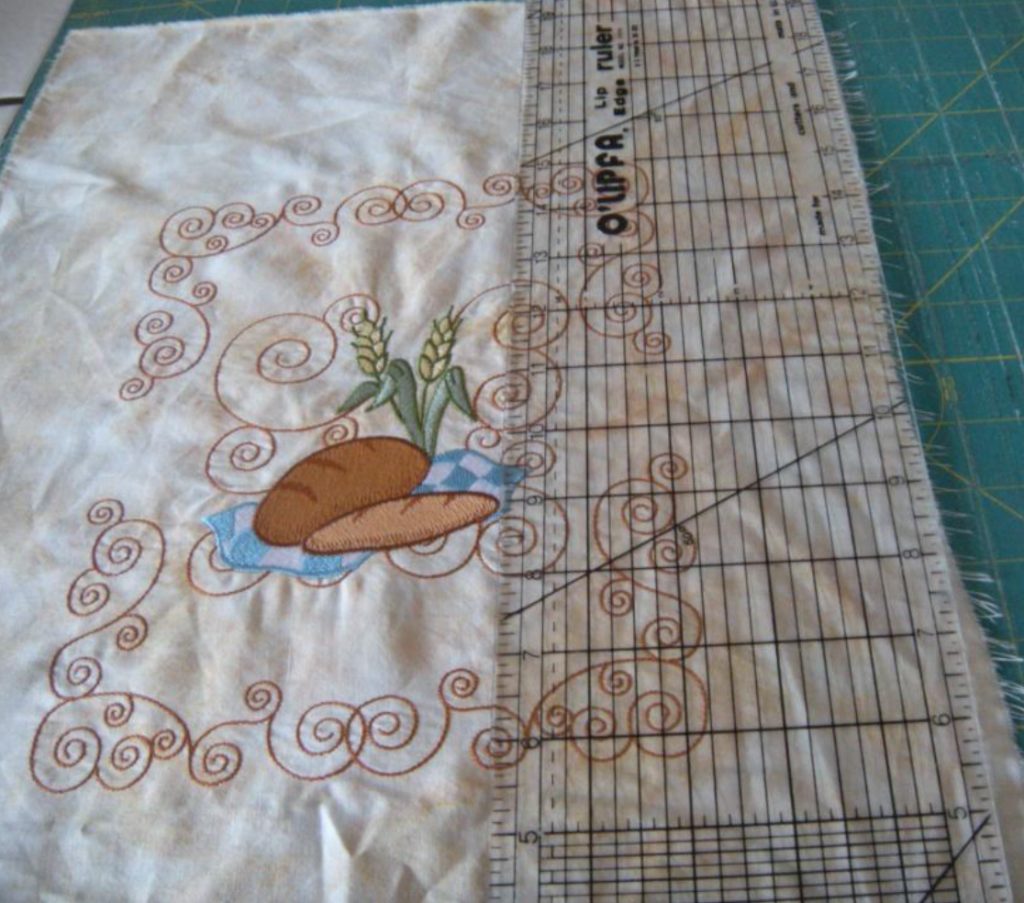 trim fabric for embroidery
