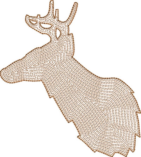 Deer5_b | Embroidery Legacy deer embroidery design