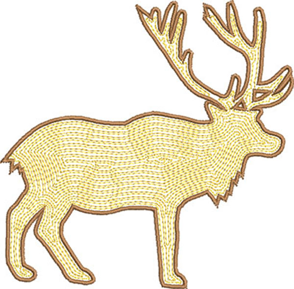 Deer7_a | Embroidery Legacy deer embroidery design